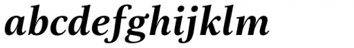 Linotype Really Com Demi Bold Italic Font LOWERCASE