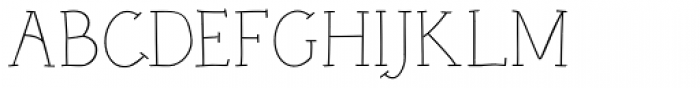 Linotype Rough Com Light Font UPPERCASE