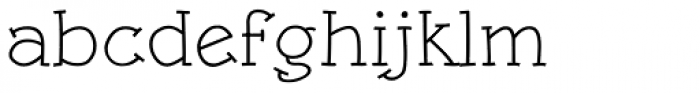 Linotype Rough Com Regular Font LOWERCASE