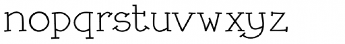 Linotype Rough Com Regular Font LOWERCASE