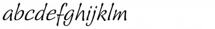Linotype Sallwey Script Pro Regular Font LOWERCASE