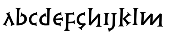 Linotype Syntax Lapidar Serif Text Medium Font LOWERCASE