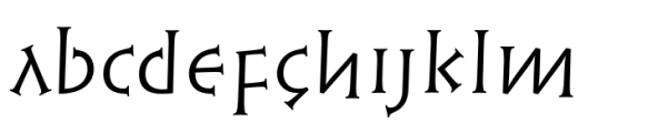 Linotype Syntax Lapidar Serif Text Regular Font LOWERCASE