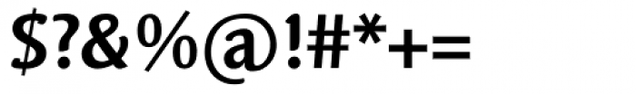 Linotype Syntax Letter Bold Font OTHER CHARS