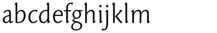 Linotype Syntax Letter Com Light Font LOWERCASE