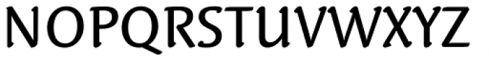 Linotype Syntax Letter Std Medium Font UPPERCASE