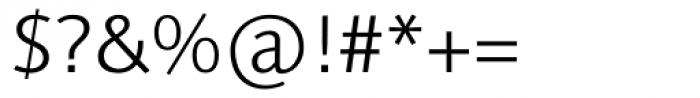 Linotype Syntax Light OsF Font OTHER CHARS