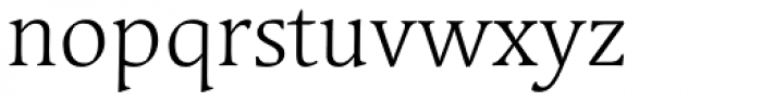 Linotype Syntax Serif Com Light Font LOWERCASE