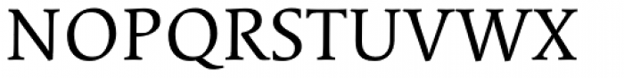 Linotype Syntax Serif Com Regular Font UPPERCASE