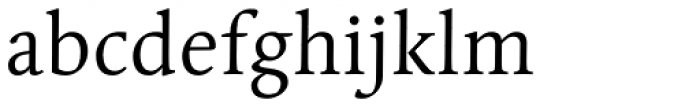 Linotype Syntax Serif Com Regular Font LOWERCASE