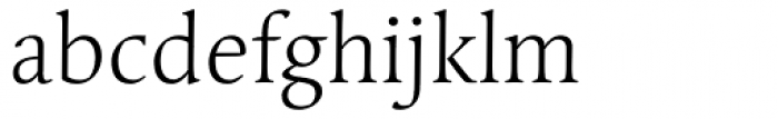 Linotype Syntax Serif Light Font LOWERCASE