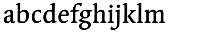 Linotype Syntax Serif Medium Font LOWERCASE