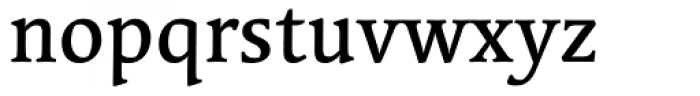 Linotype Syntax Serif Medium Font LOWERCASE
