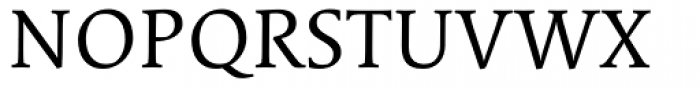 Linotype Syntax Serif OsF Regular Font UPPERCASE
