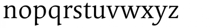 Linotype Syntax Serif OsF Regular Font LOWERCASE
