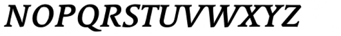 Linotype Syntax Serif SC Medium Italic Font LOWERCASE