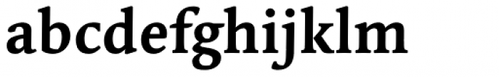 Linotype Syntax Serif Std Bold Font LOWERCASE