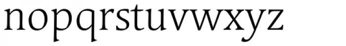 Linotype Syntax Serif Std Light Font LOWERCASE