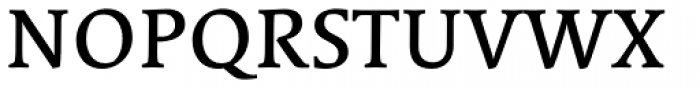 Linotype Syntax Serif Std Medium Font UPPERCASE