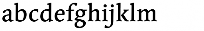 Linotype Syntax Serif Std Medium Font LOWERCASE
