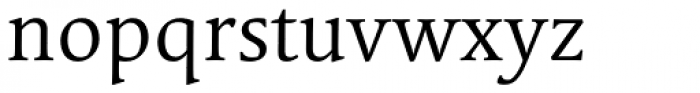 Linotype Syntax Serif Std Regular Font LOWERCASE