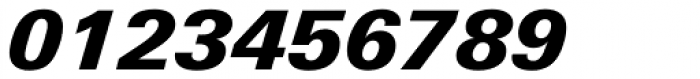 Linotype Univers 831 Basic Black Italic Font OTHER CHARS