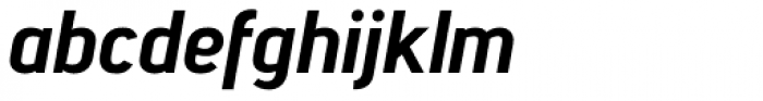 Lintel ExtraBold Italic Font LOWERCASE
