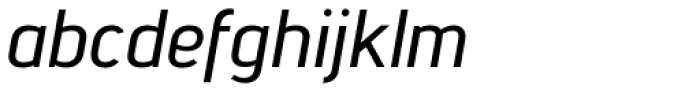 Lintel Medium Italic Font LOWERCASE