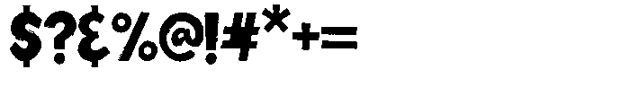 Lintrow Raw Font OTHER CHARS