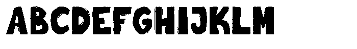 Lintrow Raw Font UPPERCASE