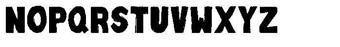 Lintrow Raw Font UPPERCASE