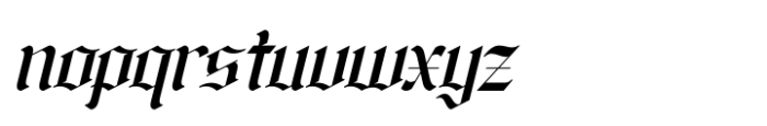 Lionkin Italic Font LOWERCASE