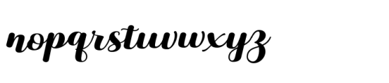 Liontine Script Regular Font LOWERCASE
