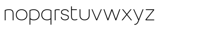 Liora Thin Font LOWERCASE