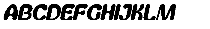 Liqua Italic Font UPPERCASE