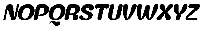 Liqua Italic Font UPPERCASE