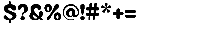 Liqua Regular Font OTHER CHARS