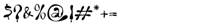 Liquid Wave Font OTHER CHARS