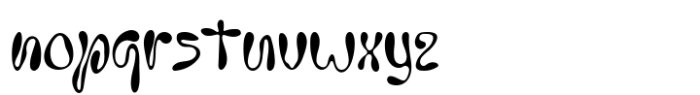Liquid Wave Font LOWERCASE