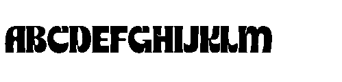 Liquid galaxy Font UPPERCASE