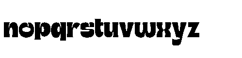 Liquid galaxy Font LOWERCASE