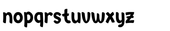 Lirzec Font LOWERCASE