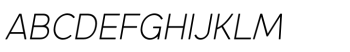 Lite On Light Italic Font UPPERCASE