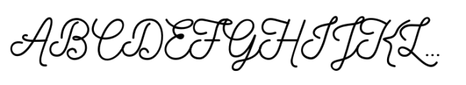 Literature Font UPPERCASE
