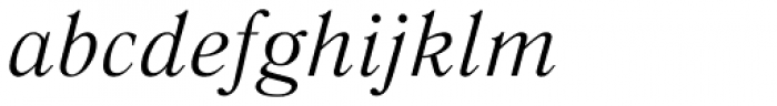 Literaturnaya Italic Font LOWERCASE