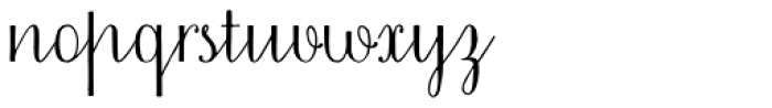Little Cecily Font LOWERCASE