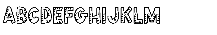 Little Dino Font UPPERCASE