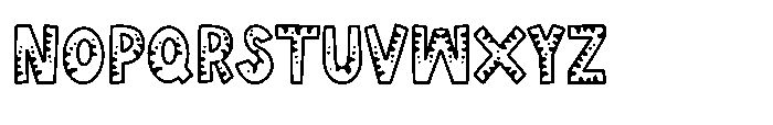 Little Dino Font UPPERCASE