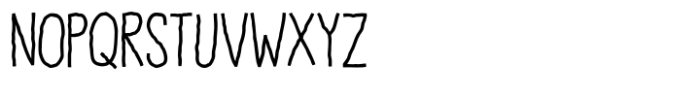 Little Ditty Regular Font LOWERCASE
