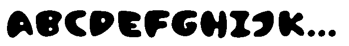 Little Farm Truck Font UPPERCASE
